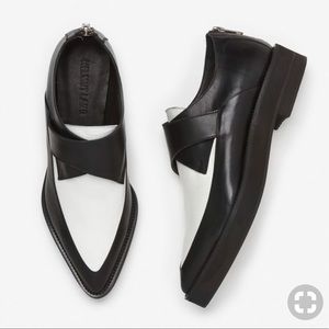 Helmut Lang Black White Creeper Shoe Clean Schist